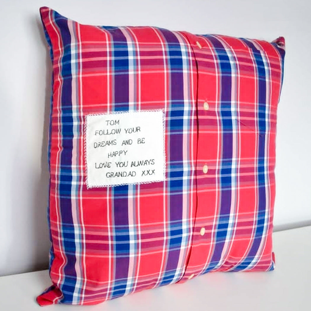 Button Down Shirt Cushion