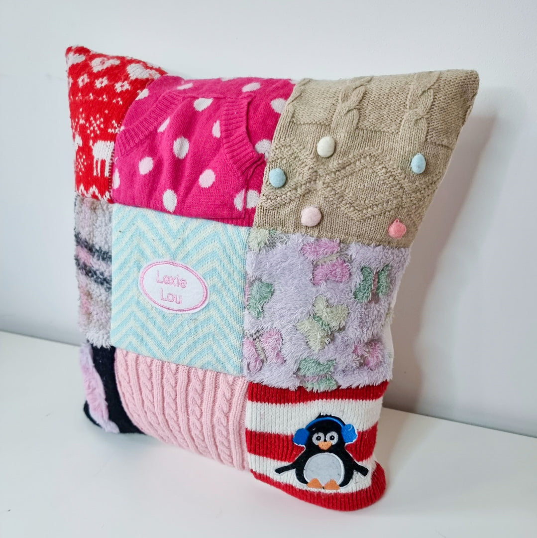 Patchwork Squares Cushion
