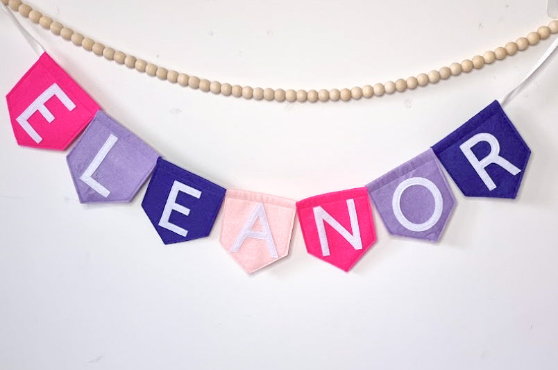 Pink and Purple Shades Bunting