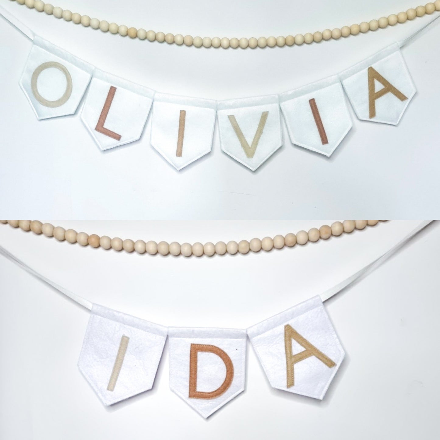 Neutral Letter Bunting