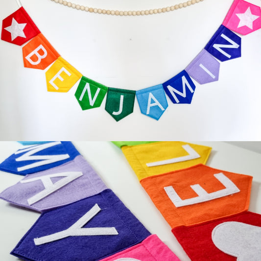 Bright Rainbow Bunting