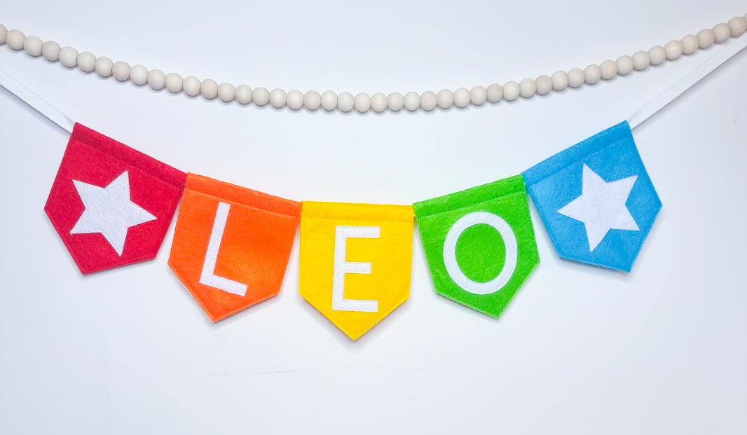 Bright Rainbow Bunting