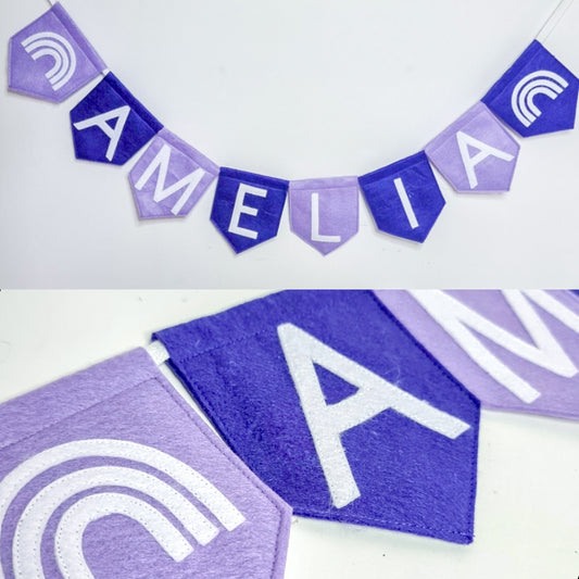 Purple Shades Bunting