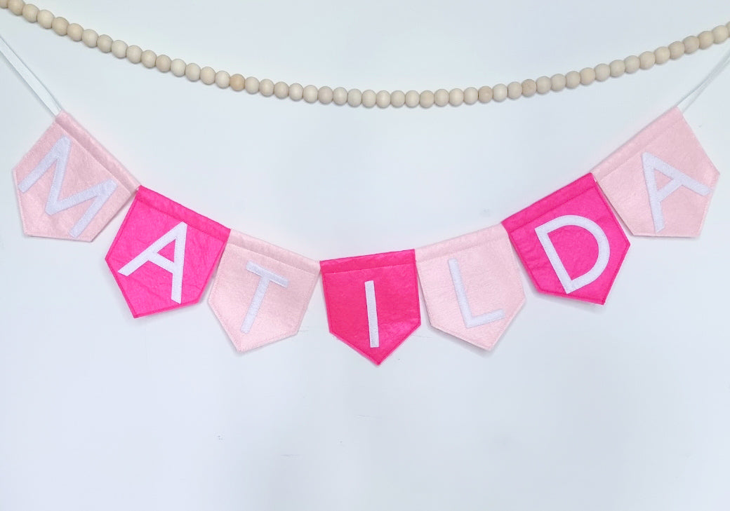Pink Shades Bunting