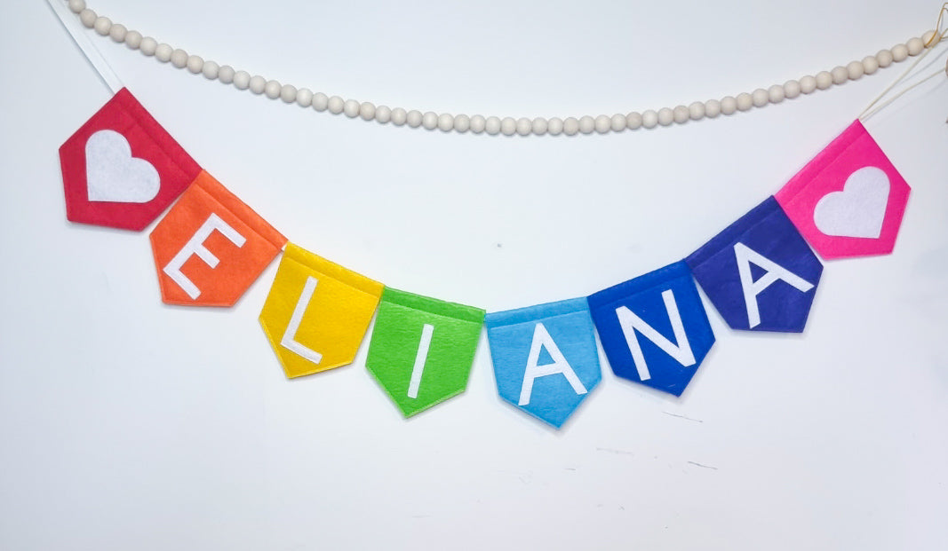 Bright Rainbow Bunting