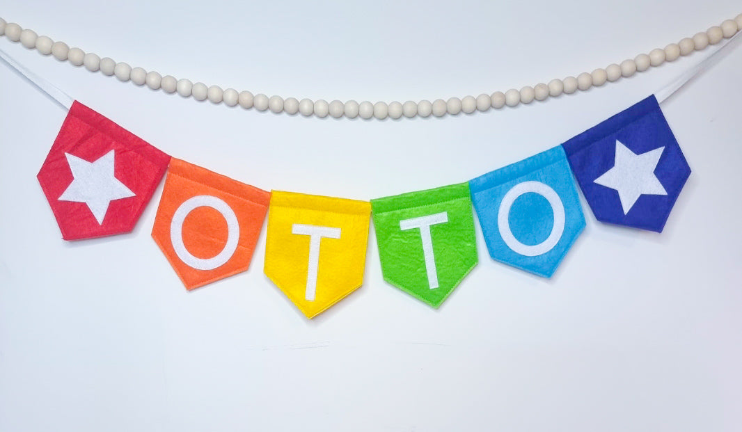 Bright Rainbow Bunting